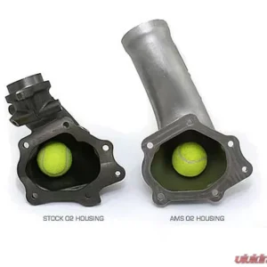 AMS Performance Pre-Cat Widemouth Downpipe Mitsubishi Evolution X | Lancer 2008-2015 - Image 3