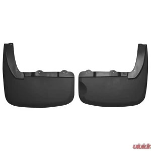Husky Liners Dually Mud Flaps Rear for 10-15 Dodge Ram 3500, Black - Image 1