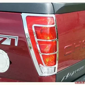 Quality Automotive Accessories 2-Piece Chrome Plated ABS plastic Tail Light Bezels Chevrolet Avalanche 4-Door 2002-2006 - Image 1