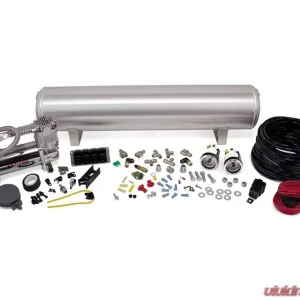 Air Lift Performance 4-Way Manual Control system 1/4" Air Lines, 4 Gallon Tank, 444 Compressor - Image 1