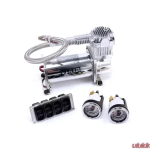 Air Lift Performance 4-Way Manual Control system 1/4" Air Lines, 4 Gallon Tank, 444 Compressor - Image 2