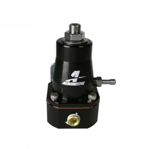 Aeromotive Fuel System Billet EFI Black Regulator, (2) -06 inlet & (1) -06 return - Image 1
