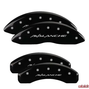 MGP Caliper Covers Set of 4 Black Finish | Silver Avalanche Chevrolet - Image 1