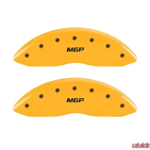 MGP Caliper Covers Front Set of 2 Yellow Finish | Black MGP Toyota Tundra 2003-2006 - Image 1