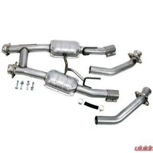 BBK Performance Parts 2-1/2 High Flow Catted H-Pipe Ford Mustang 5.0L 1986-1993 - Image 1