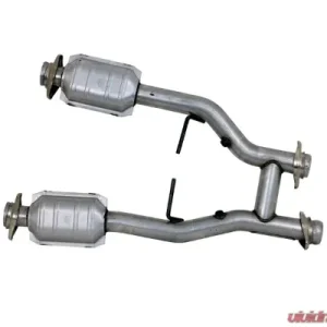 BBK Performance Parts 2-1/2 Short Catted Mid H-Pipe Ford Mustang GT Cobra 1996-2004 - Image 2