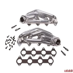 BBK Performance Parts 1-5/8 Shorty Tuned Length Exhaust Headers Polished Silver Ceramic Ford Mustang 2005-2010 - Image 1