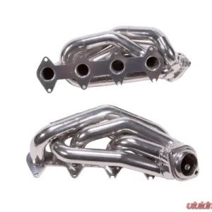 BBK Performance Parts 1-5/8 Shorty Tuned Length Exhaust Headers Polished Silver Ceramic Ford Mustang 2005-2010 - Image 2