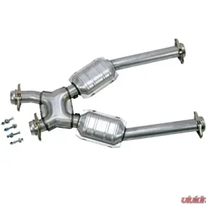 BBK Performance Parts 2-1/2 Short High Flow Catted X-Pipe Ford Mustang 1996-2004 - Image 1