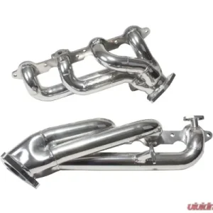 BBK Performance Parts 1-3/4 Shorty Exhaust Headers Polished Silver Ceramic Chevrolet GM Truck SUV 4.8 5.3 1999-2013 - Image 2
