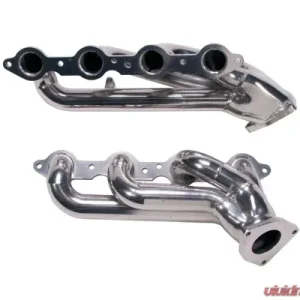 BBK Performance Parts 1-3/4 Shorty Exhaust Headers Polished Silver Ceramic Chevrolet GM Truck SUV 6.0 1999-2013 - Image 2