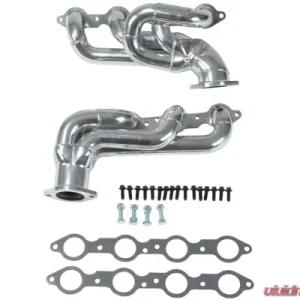 BBK Performance Parts 1-3/4 Shorty Exhaust Headers Polished Silver Ceramic Chevrolet Camaro SS 2010-2015 - Image 1