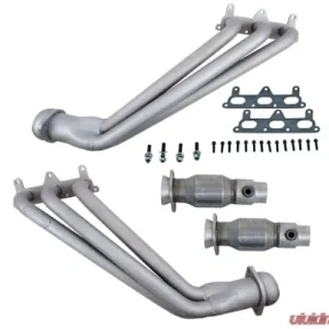 BBK Performance Parts 1-5/8 Long Tube Headers With High Flow Cats Titanium Ceramic Chevrolet Camaro V6 2010-2011 - Image 1