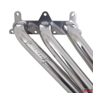 BBK Performance Parts 1-5/8 Long Tube Exhaust Headers With High Flow Cats Polished Silver Ceramic Chevrolet Camaro V6 2010-2011 - Image 5