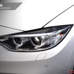 AutoTecknic Carbon Headlight Covers BMW F32 4-Series 14-21 - Image 2