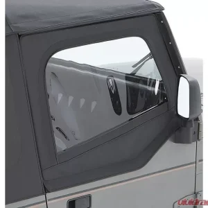 Bestop Black Denim Upper Fabric Half Doors Jeep Wrangler 1988-1995 - Image 1