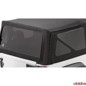 Bestop Black Diamond Tinted Window Kit for Sailcloth Replace-A-Top Jeep Wrangler 2-Door 2011-2018 - Image 1