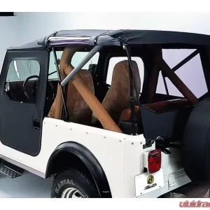 Bestop Black Crush Tigertop Soft Top Jeep CJ7 1976-1986 - Image 1