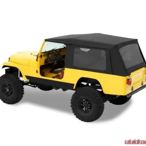 Bestop Black Denim Supertop Classic Soft Top Jeep Scrambler CJ-8 1981-1985 - Image 1