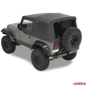 Bestop Black Denim Supertop Soft Top Jeep Wrangler 1988-1995 - Image 1