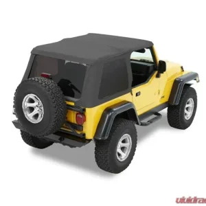 Bestop Black Denim Trektop Soft Top Jeep Wrangler 1997-2006 - Image 1