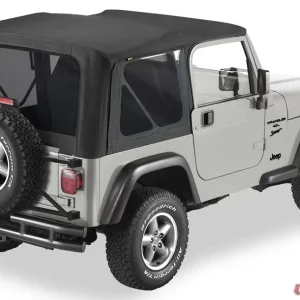Bestop Black Denim Replace-A-Top for OEM Hardware Tinted Windows w/o Door Skins Jeep Wrangler 1997-2002 - Image 1