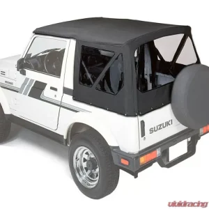 Bestop Black Denim Replace-A-Top for OEM Hardware Clear Windows Suzuki Samurai 1988-1994 - Image 1