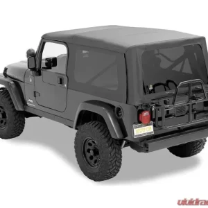 Bestop Black Denim Supertop Soft Top Jeep Wrangler 2004-2006 - Image 1