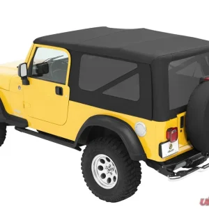 Bestop Black Diamond Sailcloth Replace-a-Top Tinted Windows Jeep Wrangler 2004-2006 - Image 1