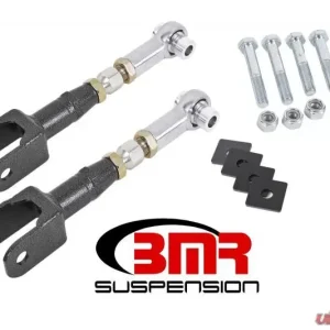 BMR Suspension Toe Rods Rear Rod Ends On-Car Adjustable Black Ford Mustang 2015-2022 - Image 1