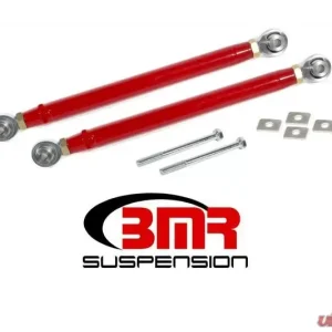 BMR Suspension Toe Rod Double Adjustable Rod Ends Red Chevrolet Camaro 2016-2020 - Image 2