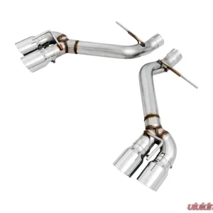AWE Tuning Track Edition Axle-back Exhaust | 3" Diameter | 4.5" Quad Chrome Silver Tips Chevrolet Camaro SS 2016-2024|Chevrolet Camaro ZL1 2017-2024|Chevrolet Camaro LT1 2020-2024 - Image 1