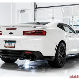 AWE Tuning Track Edition Axle-back Exhaust | 3" Diameter | 4.5" Quad Diamond Black Tips Chevrolet Camaro SS 2016-2024|Chevrolet Camaro ZL1 2017-2024|Chevrolet Camaro LT1 2020-2024 - Image 3