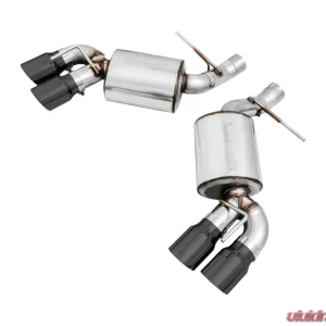 AWE Tuning Touring Edition Axle-back Exhaust | 3" Diameter | 4.5" Quad Diamond Black Tips Chevrolet Camaro SS 2016-2024|Chevrolet Camaro ZL1 2017-2024|Chevrolet Camaro LT1 2020-2024 - Image 1