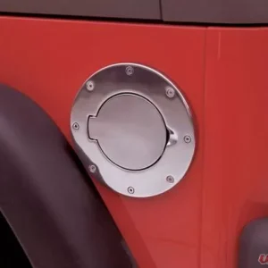 Rampage Billet Style Gas Cover Jeep Wrangler 1997-2006 - Image 1