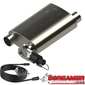 2.50 Inch Reverse Screamer Muffler Standard Case Quick Time Performance - Image 3