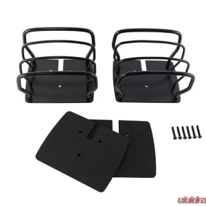 Kentrol Taillight Guard Pair Powdercoat Black for Jeep CJ YJ TJ 1976-2006 - Image 2