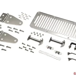 Kentrol Hood Kit Polished Silver Jeep CJ | YJ 1978-1995 - Image 1