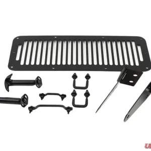 Kentrol Hood Kit Powdercoat Black Jeep CJ | YJ 1978-1995 - Image 3