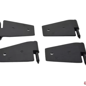 Kentrol Door Hinge Set 4 Pieces Powdercoat Black for Jeep JK 2007-2018 - Image 2