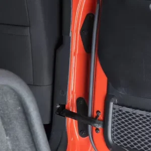 Kentrol Body Door Hinge Set 8 Pieces Textured Black for Jeep JK 2007-2018 - Image 5
