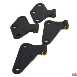 Kentrol Body Door Hinge Set 4 Pieces Textured Black for Jeep JK 2007-2018 - Image 2
