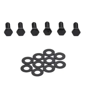 Kentrol Body Door Hinge Set 4 Pieces Powdercoat Black for Jeep JK 2007-2018 - Image 4