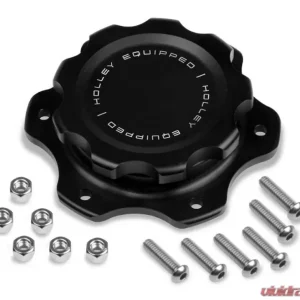 BILLET FUEL CELL CAP W/6 BOLT FLANGE - HOLLEY - Image 2