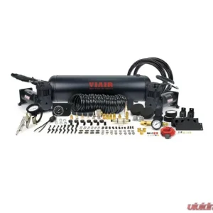 VIAIR Dual Stealth Black 444C Onboard Air System (200 PSI, 3.53 CFM, 40 Amp, 12V, 2.5 Gal. Tank) - Image 1