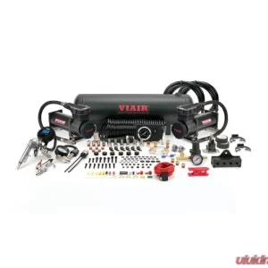 VIAIR Dual Stealth Black 425C Onboard Air System (175 PSI, 4.80 CFM, 58 Amp, 12V, 2.5 Gal. Tank) - Image 1