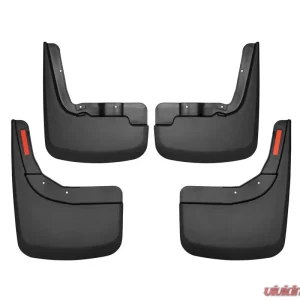 Husky Liners Front & Rear Mud Guards Set for 2019+ Chevy Silverado 1500, Black - Image 1