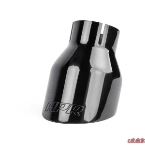 APR 4" Polished Diamond Black Double Walled Slashcut Exhaust Tips for Audi, Porsche, VW - Image 2