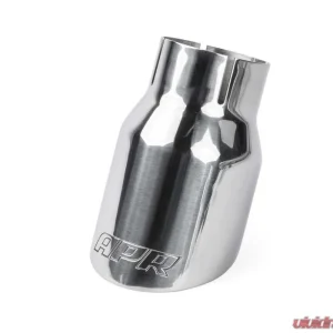 APR 3.5" Polished Silver Double Walled Slashcut Exhaust Tips for Audi, Porsche, Volkswagen - Image 3