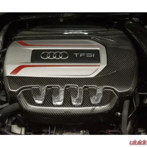 034 MotorSport Carbon Fiber Engine Cover Audi A3 S3 TTS 15-20 - Image 2